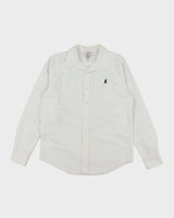 Vintage 2000's Disney Small Embroidered Mickey White Long Sleeve Shirt  - M