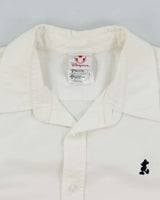 Vintage 2000's Disney Small Embroidered Mickey White Long Sleeve Shirt  - M