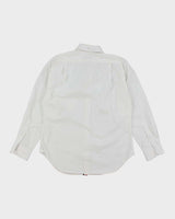 Vintage Thom Browne Plain White Long Sleeve Shirt - L