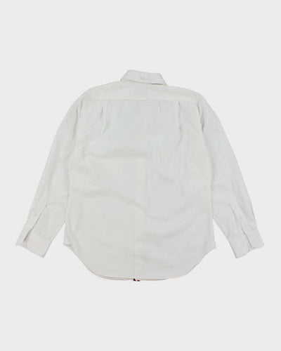 Vintage Thom Browne Plain White Long Sleeve Shirt - L