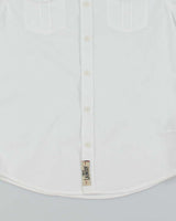 Vintage 2000's Tokyo Laundry Striped Short Sleeve Shirt - M