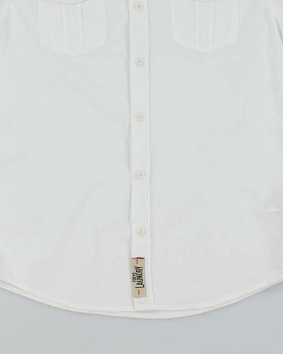 Vintage 2000's Tokyo Laundry Striped Short Sleeve Shirt - M