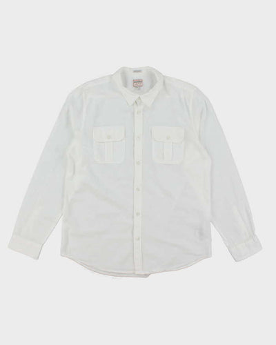 Vintage Y2K Guess Plain Long Sleeve Shirt - M