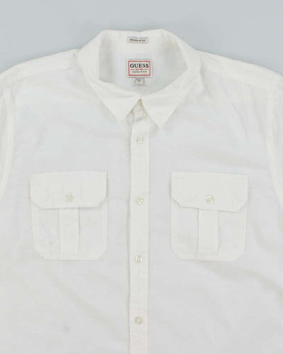 Vintage Y2K Guess Plain Long Sleeve Shirt - M