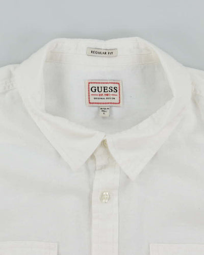 Vintage Y2K Guess Plain Long Sleeve Shirt - M