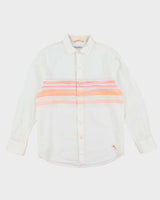 Vintage Tommy Bahama Striped Linen Long Sleeve Shirt - S