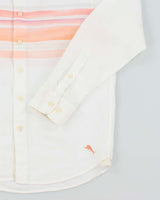 Vintage Tommy Bahama Striped Linen Long Sleeve Shirt - S