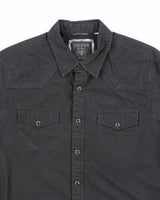 Vintage Y2K Guess Embroidered Patterned Long Sleeve Shirt - M