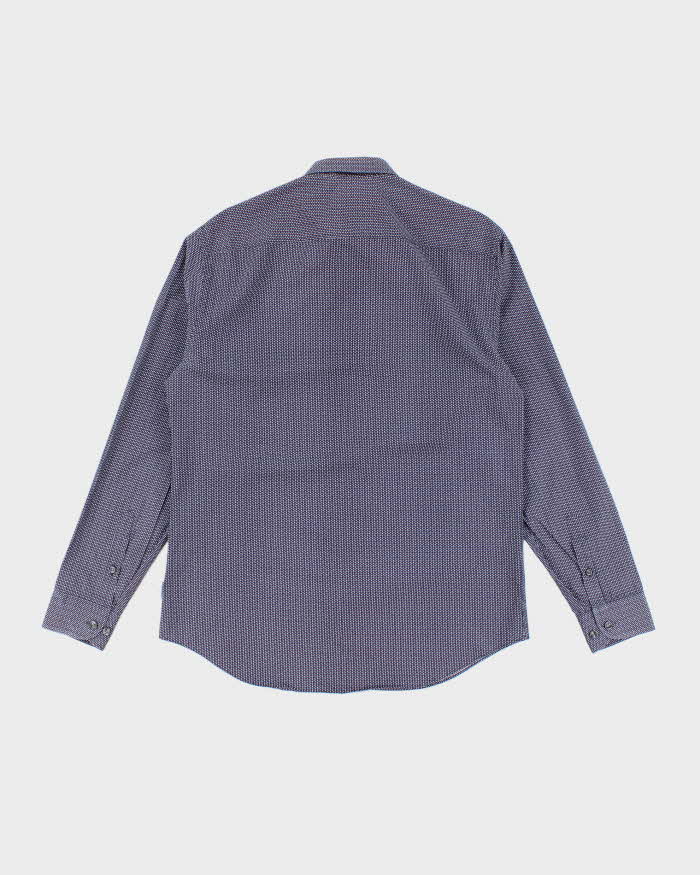 Vintage 2000's Armani CollezIoni Patterned Long Sleeve Shirt - L