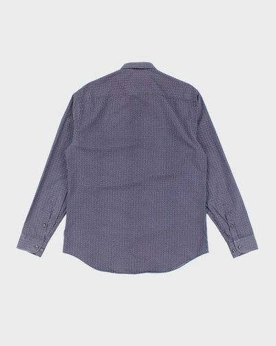 Vintage 2000's Armani CollezIoni Patterned Long Sleeve Shirt - L