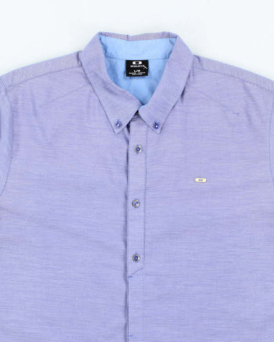 Vintage Y2K Oakley Plain Short Sleeve Shirt - L