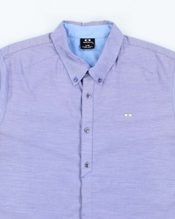 Vintage Y2K Oakley Plain Short Sleeve Shirt - L