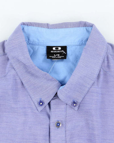 Vintage Y2K Oakley Plain Short Sleeve Shirt - L