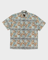 Vintage 2000's Pierre Cardin All Over Print Patterned Short Sleeve Shirt - M