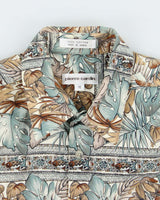 Vintage 2000's Pierre Cardin All Over Print Patterned Short Sleeve Shirt - M