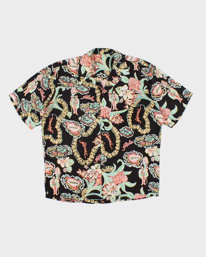 Vintage 2000's All Over Print Hawaiian Shirt - L