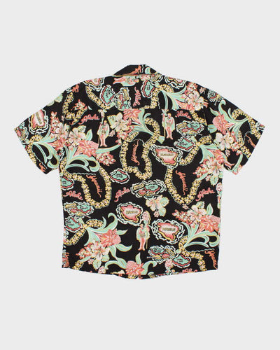 Vintage 2000's All Over Print Hawaiian Shirt - L