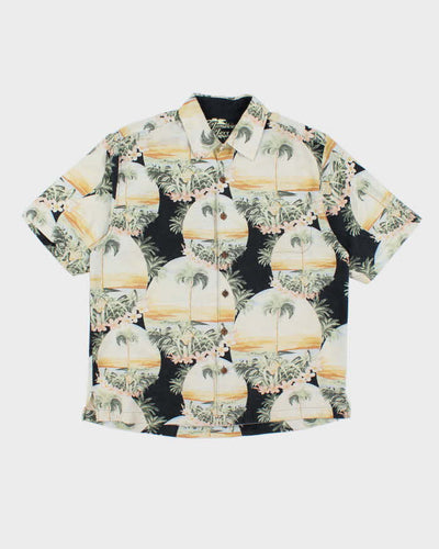 Vintage Jamaica Jaxx Floral Print Hawaiian Shirt - M