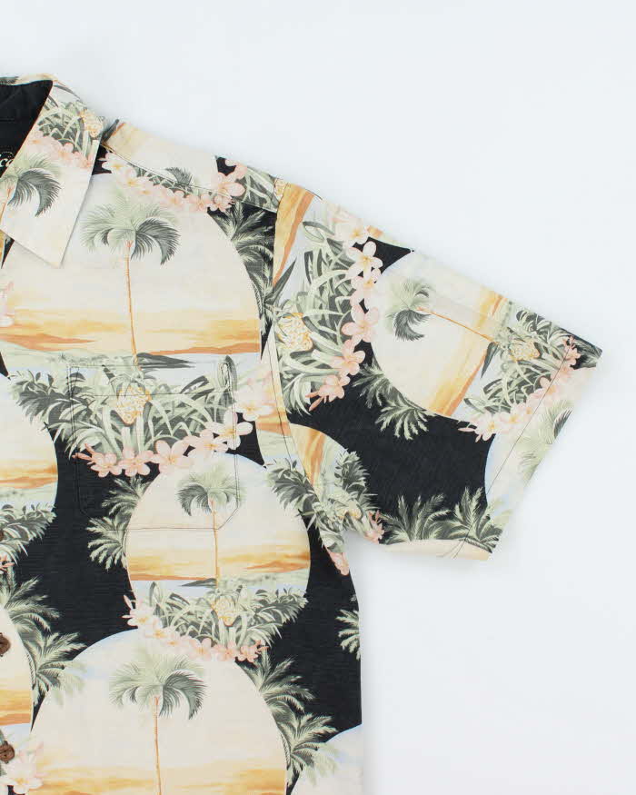 Vintage Jamaica Jaxx Floral Print Hawaiian Shirt - M