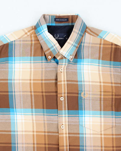 Vintage 2000's Fred Perry Oversized Flannel Shirt - XL