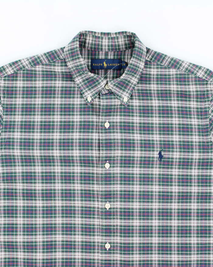 Vintage Ralph Lauren Check Long Sleeve Shirt - L