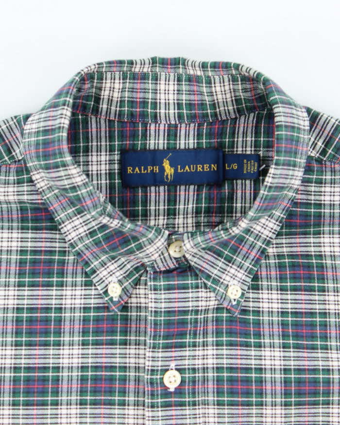 Vintage Ralph Lauren Check Long Sleeve Shirt - L