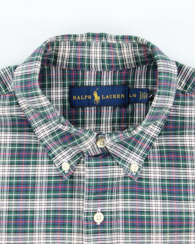 Vintage Ralph Lauren Check Long Sleeve Shirt - L