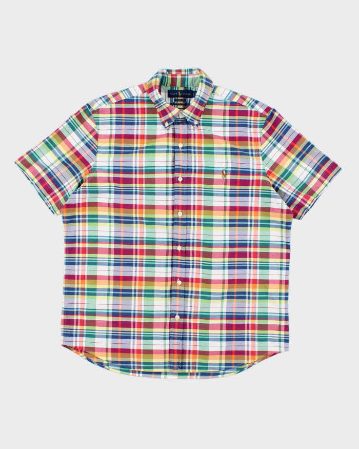 Vintage Ralph Lauren Short Sleeve Check Shirt - L