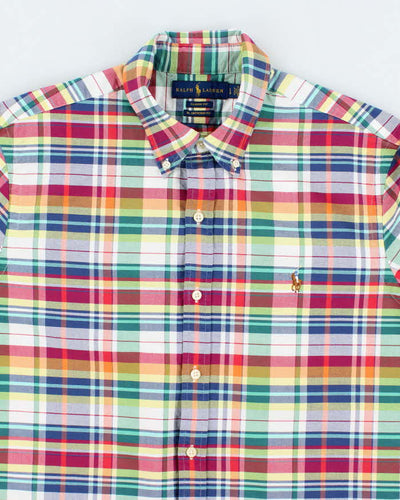 Vintage Ralph Lauren Short Sleeve Check Shirt - L