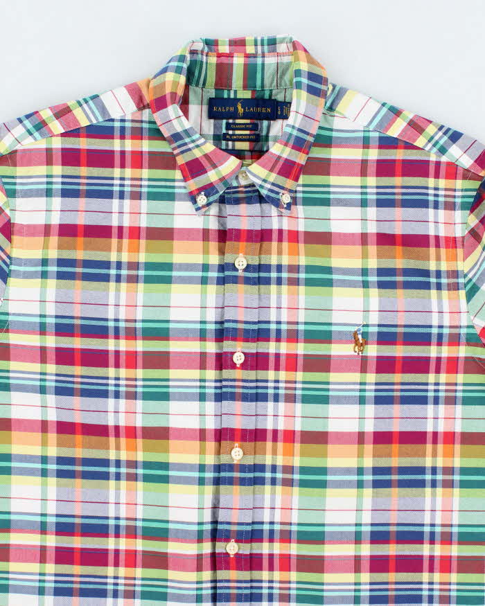 Vintage Ralph Lauren Short Sleeve Check Shirt - L