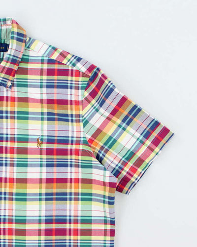 Vintage Ralph Lauren Short Sleeve Check Shirt - L