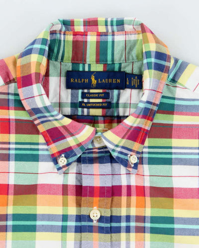Vintage Ralph Lauren Short Sleeve Check Shirt - L