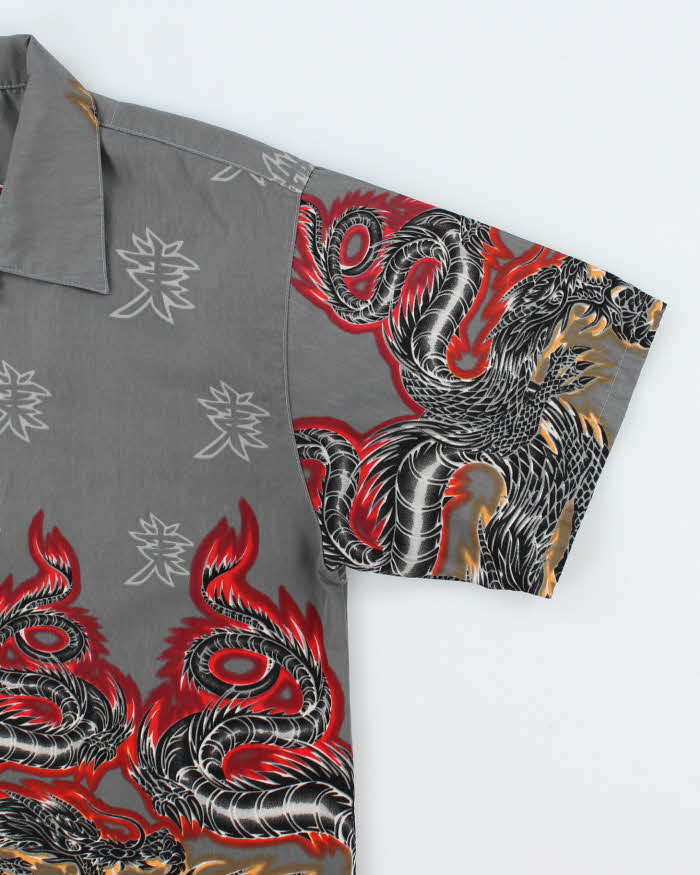 Vintage Y2k 00s Urban Rags Dragon Shirt - M