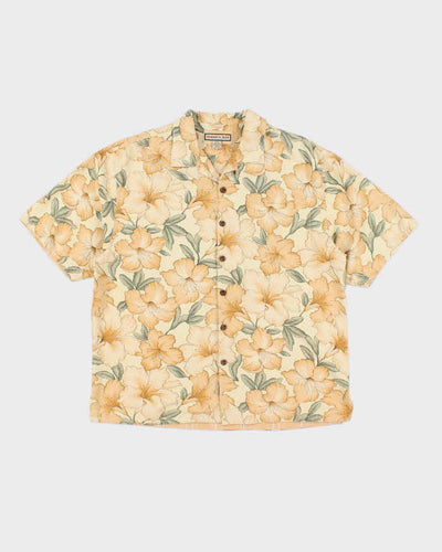 Vintage Jamaica Jaxx Hawaiian Silk Shirt - L