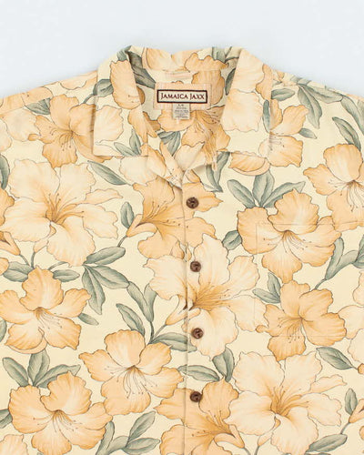 Vintage Jamaica Jaxx Hawaiian Silk Shirt - L