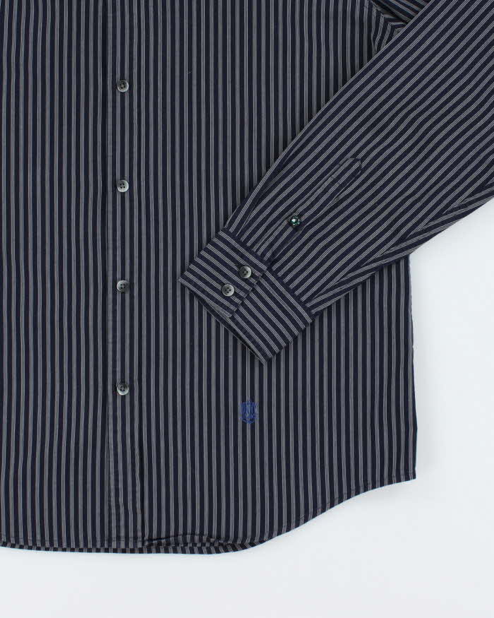 Vintage DKNY Stripe Long Sleeve Shirt - L