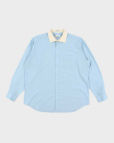 Vintage 80's Pierre Cardin Two Tone Collar Long Sleeve Shirt - L