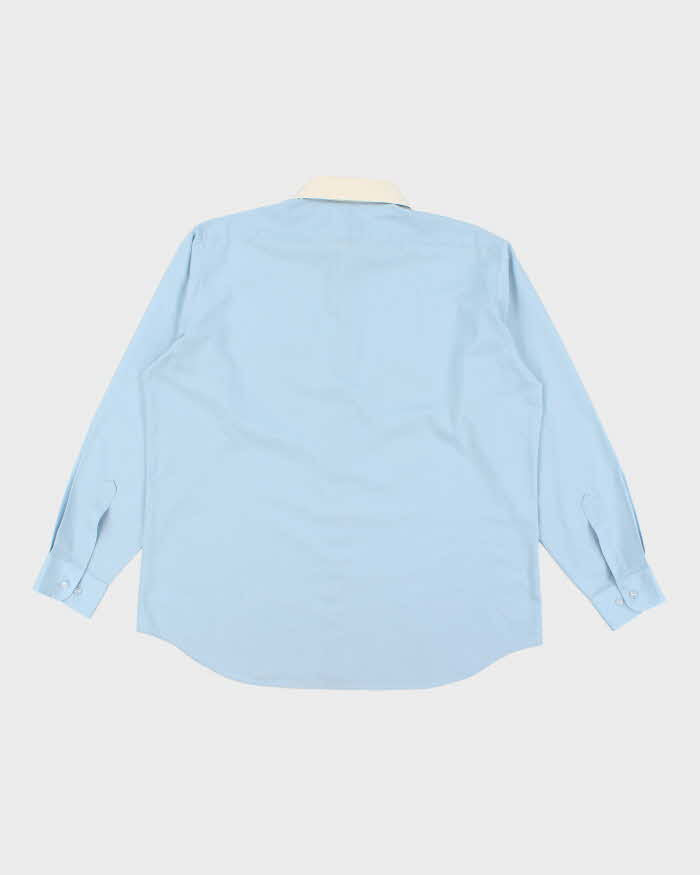 Vintage 80's Pierre Cardin Two Tone Collar Long Sleeve Shirt - L