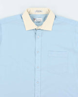 Vintage 80's Pierre Cardin Two Tone Collar Long Sleeve Shirt - L