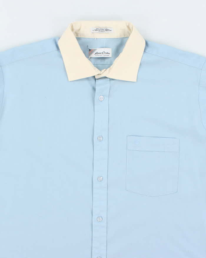 Vintage 80's Pierre Cardin Two Tone Collar Long Sleeve Shirt - L