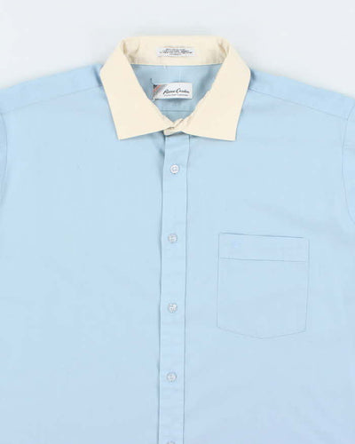 Vintage 80's Pierre Cardin Two Tone Collar Long Sleeve Shirt - L