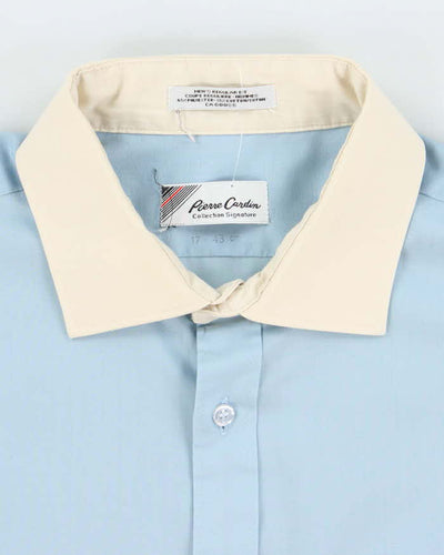 Vintage 80's Pierre Cardin Two Tone Collar Long Sleeve Shirt - L