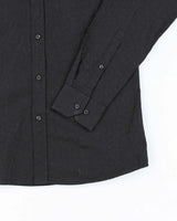 Vintage 2000's Hugo Boss Patterned Black Long Sleeve Shirt - M
