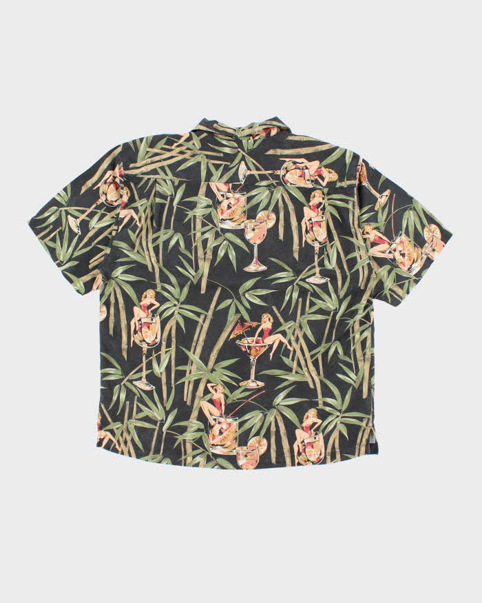 Vintage 2000's Tommy Bahama Floral Print Hawaiian Shirt - L