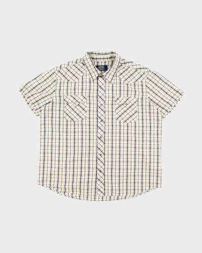 Vintage Levi's Signature Snap Button Short Sleeve Western Shirt - XL