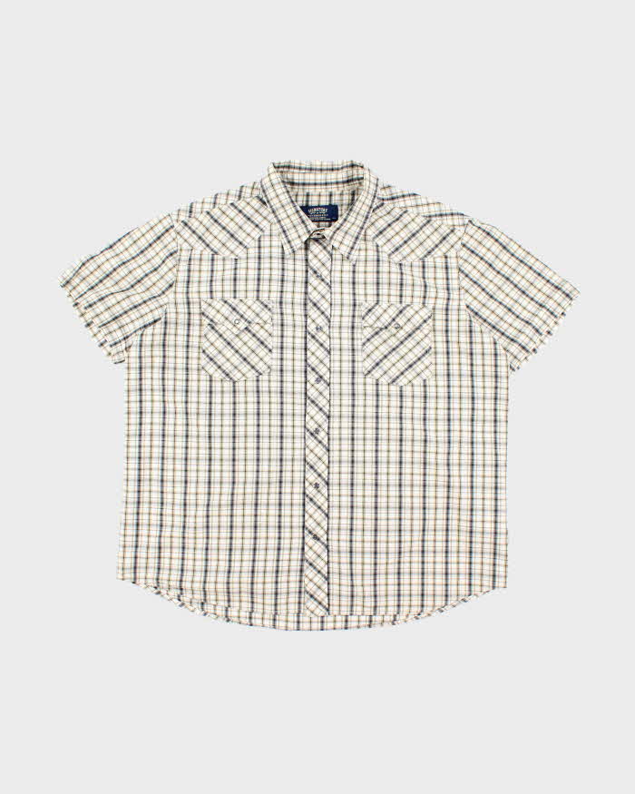 Vintage Levi's Signature Snap Button Short Sleeve Western Shirt - XL