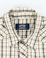 Vintage Levi's Signature Snap Button Short Sleeve Western Shirt - XL