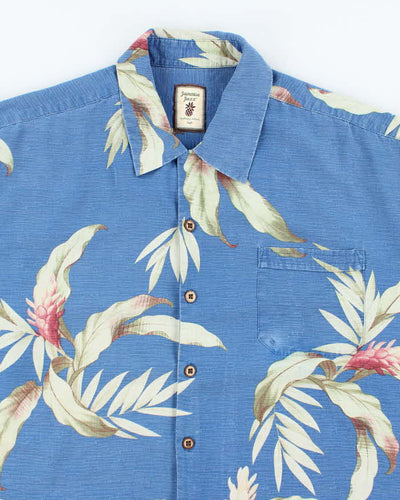 Vintage Jamaica Jaxx Floral Print Lightweight Hawaiian Shirt - XL