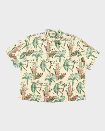 Vintage Tommy Bahama Oversized All Over Print Hawaiian Shirt - XXL