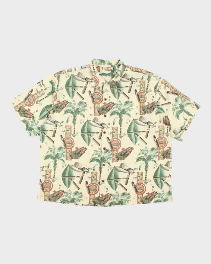 Vintage Tommy Bahama Oversized All Over Print Hawaiian Shirt - XXL